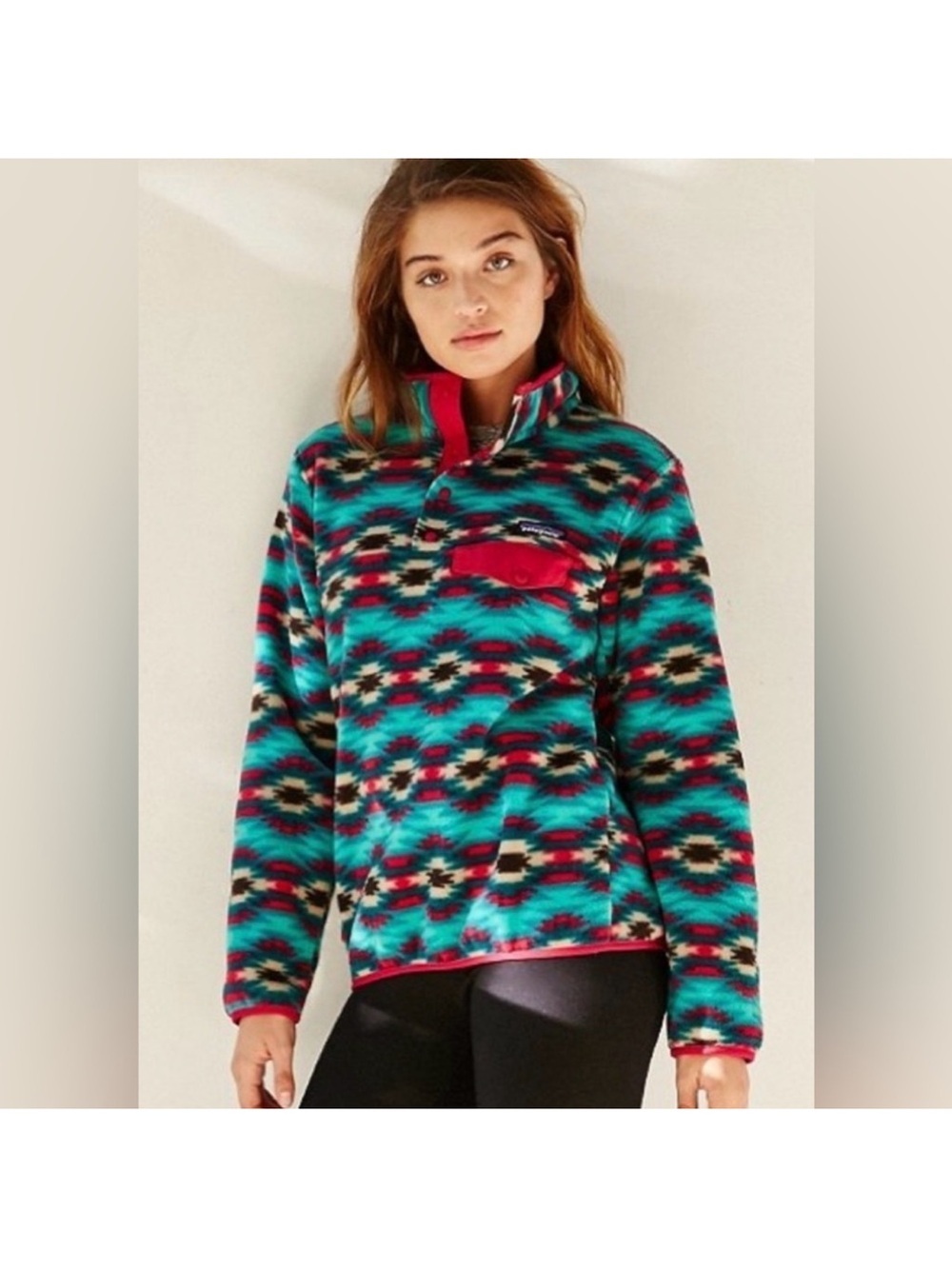 Patagonia Synchilla Snap-T Wild Desert Aztec Print Fleece Pullover